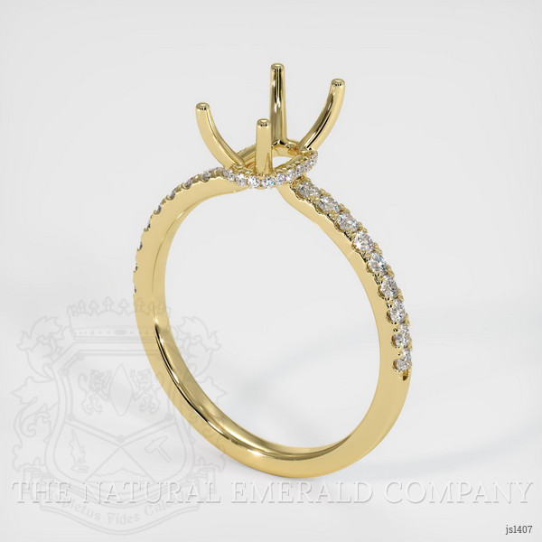 Emerald Ring 1.23 Ct. 18K Yellow Gold