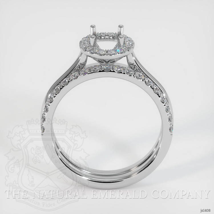 Silver Pave Ring Setting