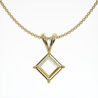 18K Yellow Gold Solitaire Pendant Setting Video