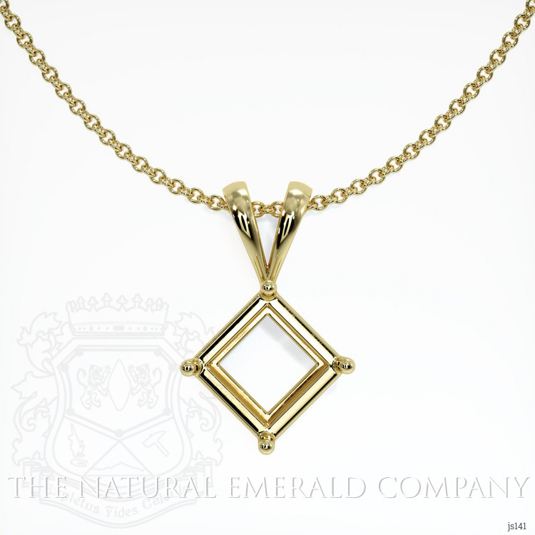  Emerald Pendant 2.79 Ct., 18K Yellow Gold