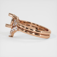 18K Rose Gold Accent Stones Ring Setting Image