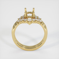 10K Yellow Gold Accent Stones Ring Setting Image