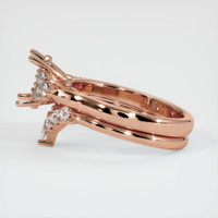 14K Rose Gold Accent Stones Ring Setting Image