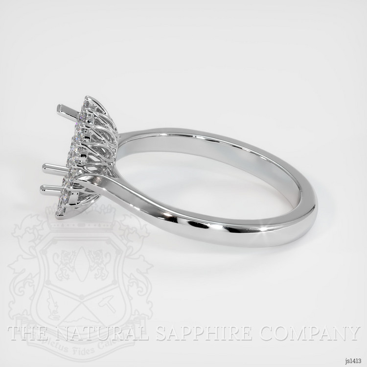 Platinum 950 Antique Style Ring Setting