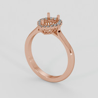 14K Rose Gold Antique Style Ring Setting Video