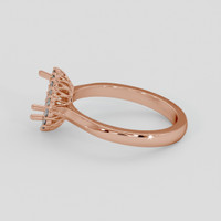 14K Rose Gold Antique Style Ring Setting Image