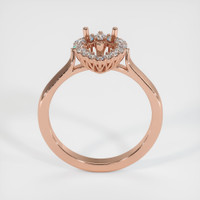 14K Rose Gold Antique Style Ring Setting Image