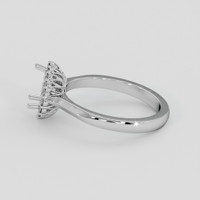18K White Gold Antique Style Ring Setting Image