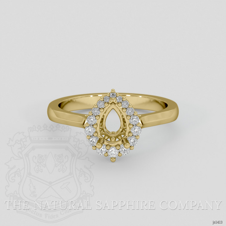 10K Yellow Gold Antique Style Ring Setting