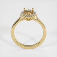 14K Yellow Gold Antique Style Ring Setting Image
