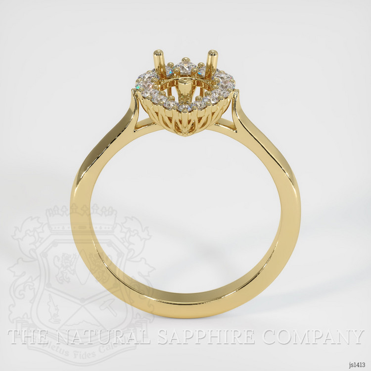 14K Yellow Gold Antique Style Ring Setting