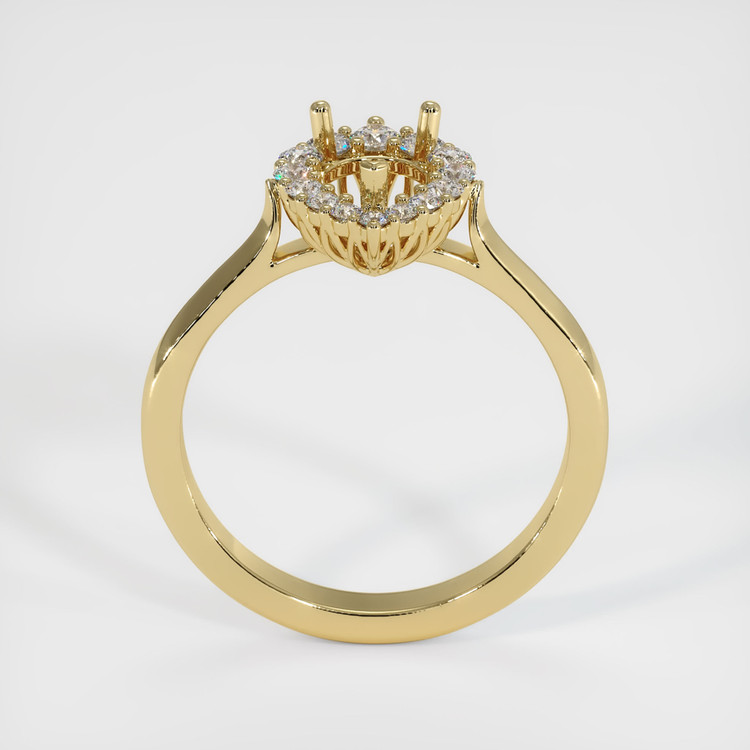 14K Yellow Gold Antique Style Ring Setting
