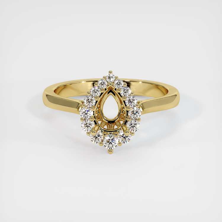 18K Yellow Gold Antique Style Ring Setting