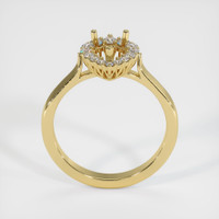 18K Yellow Gold Antique Style Ring Setting Image