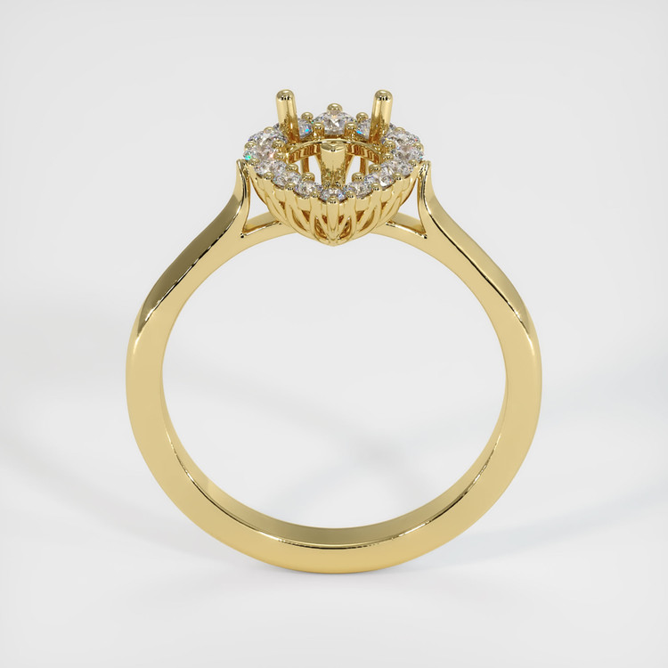 18K Yellow Gold Antique Style Ring Setting