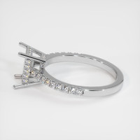 14K White Gold Pave Ring Setting Image