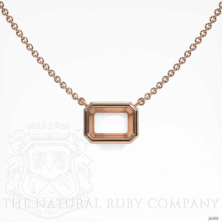 14K Rose Gold Vedic Necklace Setting