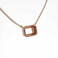 14K Rose Gold Vedic Necklace Setting Image