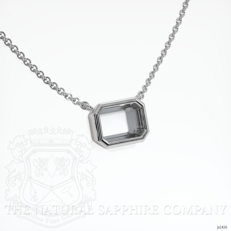 10K White Gold Vedic Necklace Setting