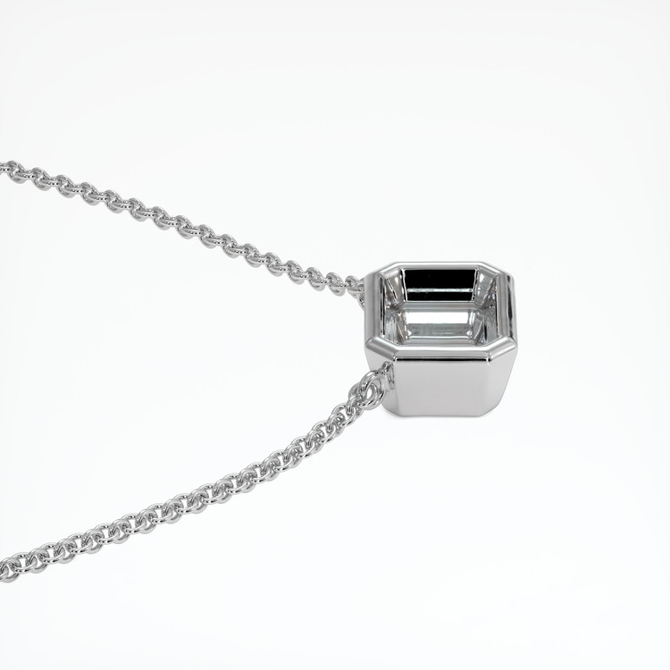 14K White Gold Vedic Necklace Setting