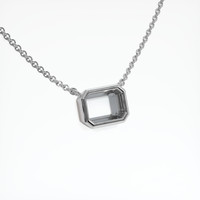 18K White Gold Vedic Necklace Setting Image