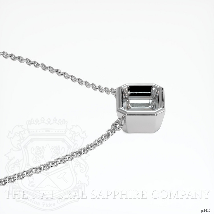 18K White Gold Vedic Necklace Setting