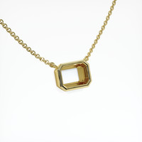 14K Yellow Gold Vedic Necklace Setting Image