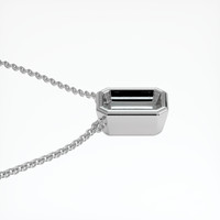 Platinum 950 Bezel Necklace Setting Image