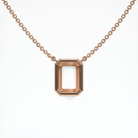 14K Rose Gold Bezel Necklace Setting Video