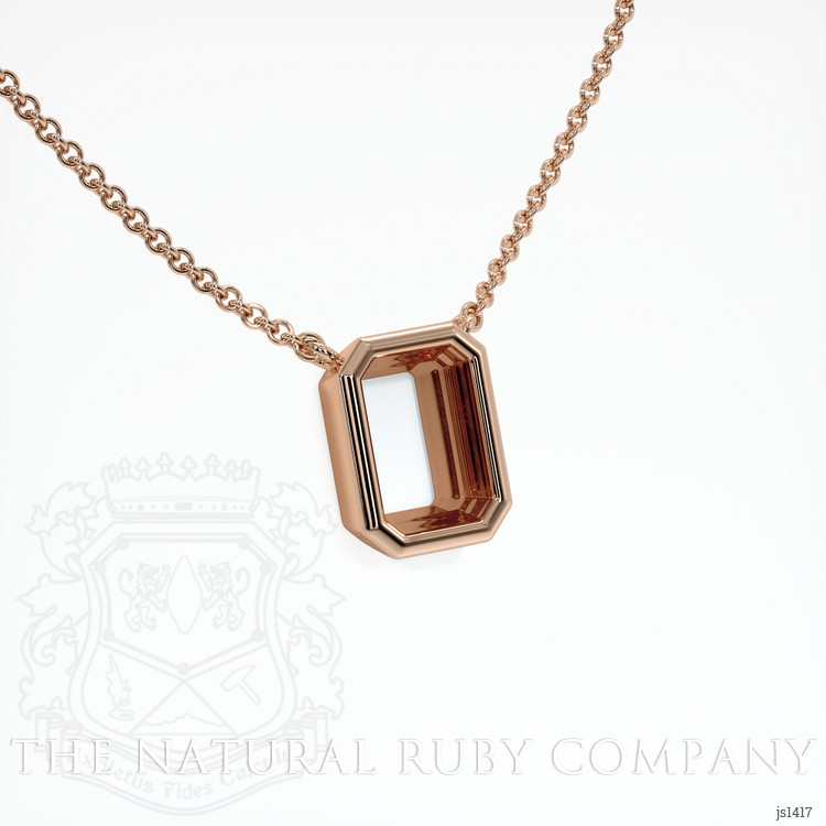 14K Rose Gold Vedic Necklace Setting