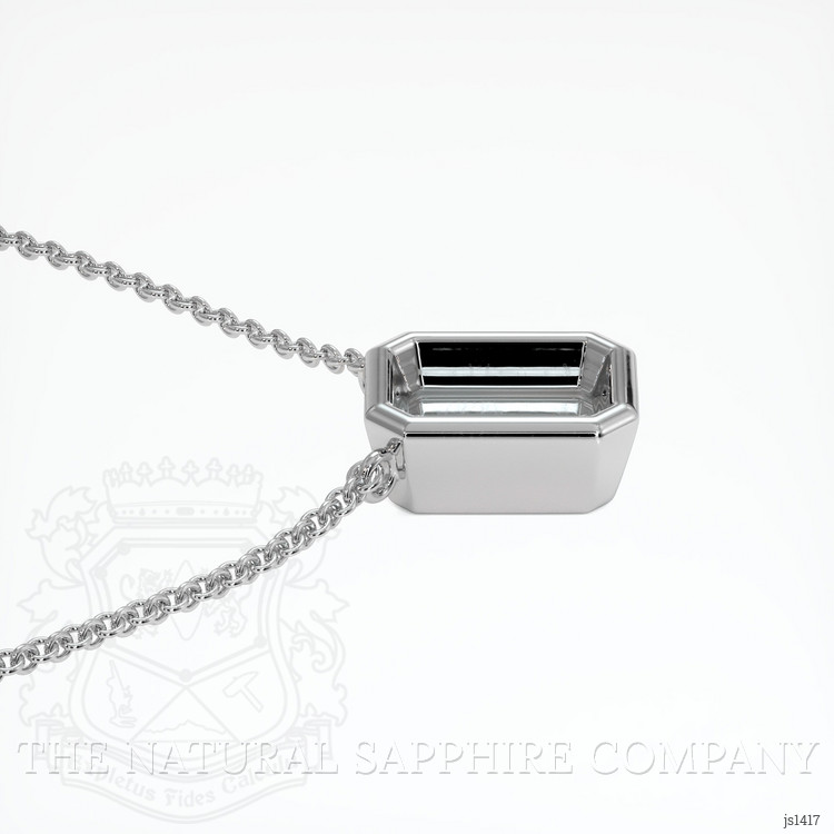 14K White Gold Vedic Necklace Setting