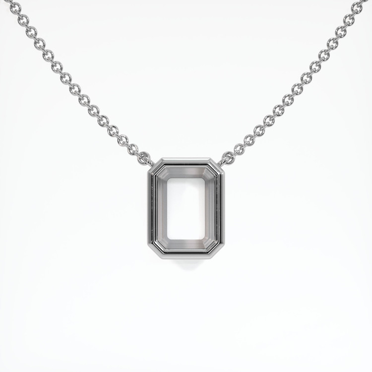 18K White Gold Vedic Necklace Setting