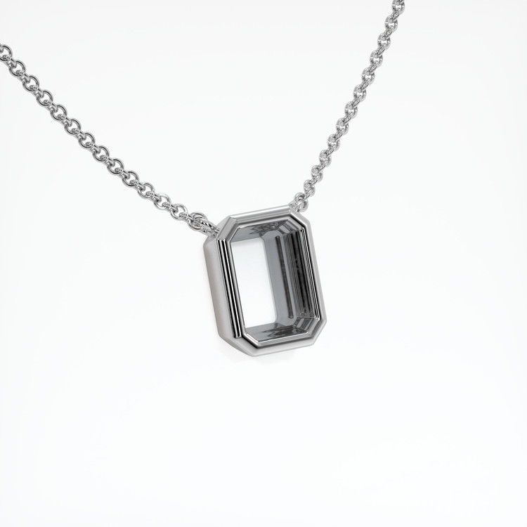 18K White Gold Vedic Necklace Setting