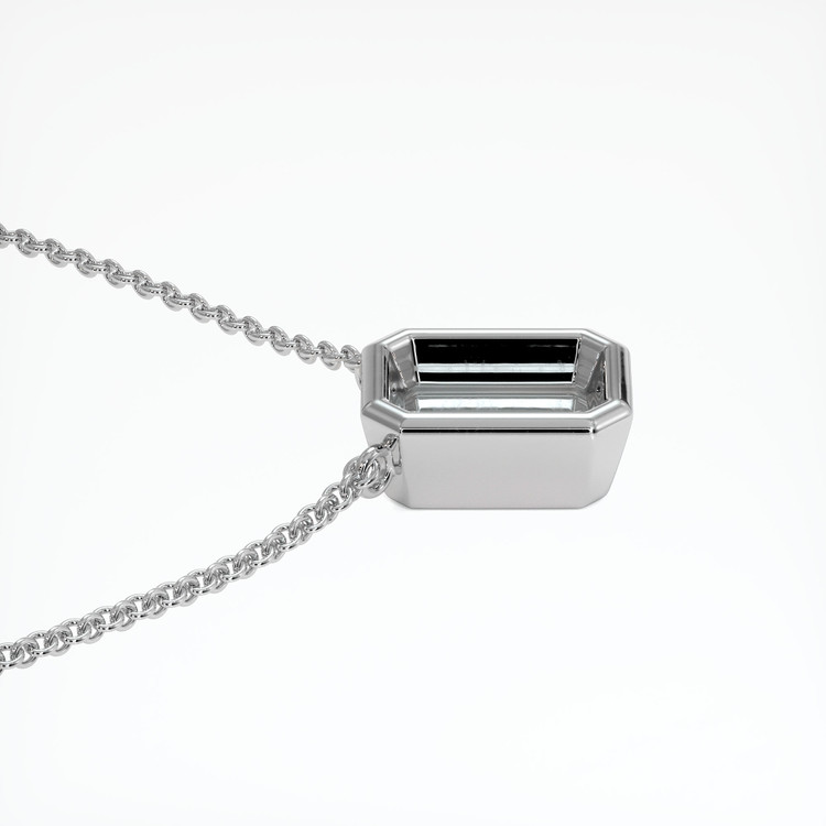 18K White Gold Vedic Necklace Setting