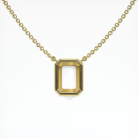 14K Yellow Gold Bezel Necklace Setting Video