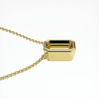 14K Yellow Gold Bezel Necklace Setting Image