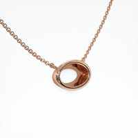 14K Rose Gold Vedic Necklace Setting Image