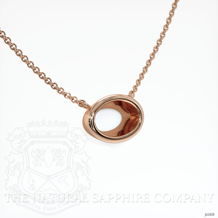 14K Rose Gold Vedic Necklace Setting