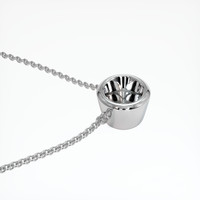 10K White Gold Vedic Necklace Setting Image