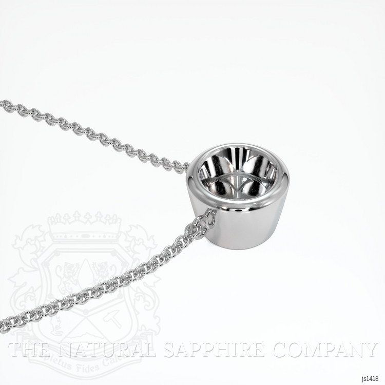 14K White Gold Vedic Necklace Setting