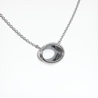 18K White Gold Vedic Necklace Setting Image