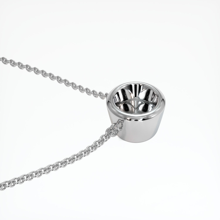 18K White Gold Vedic Necklace Setting