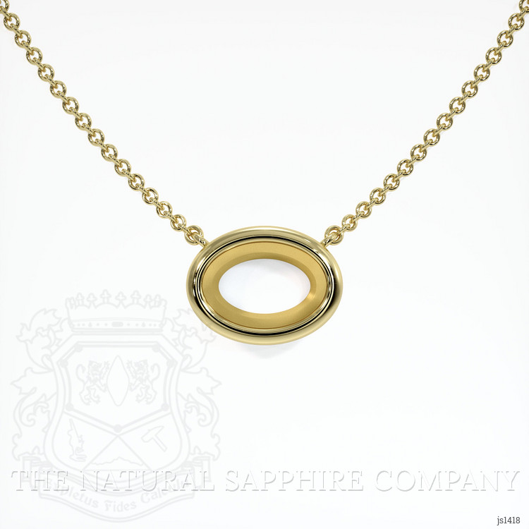 14K Yellow Gold Vedic Necklace Setting