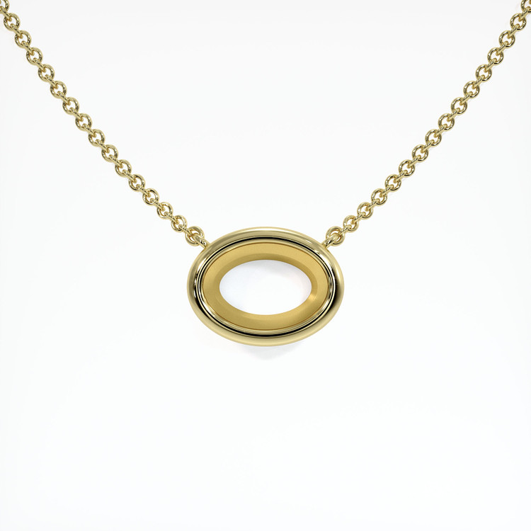 14K Yellow Gold Vedic Necklace Setting