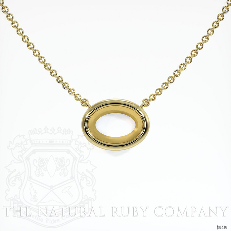 14K Yellow Gold Vedic Necklace Setting