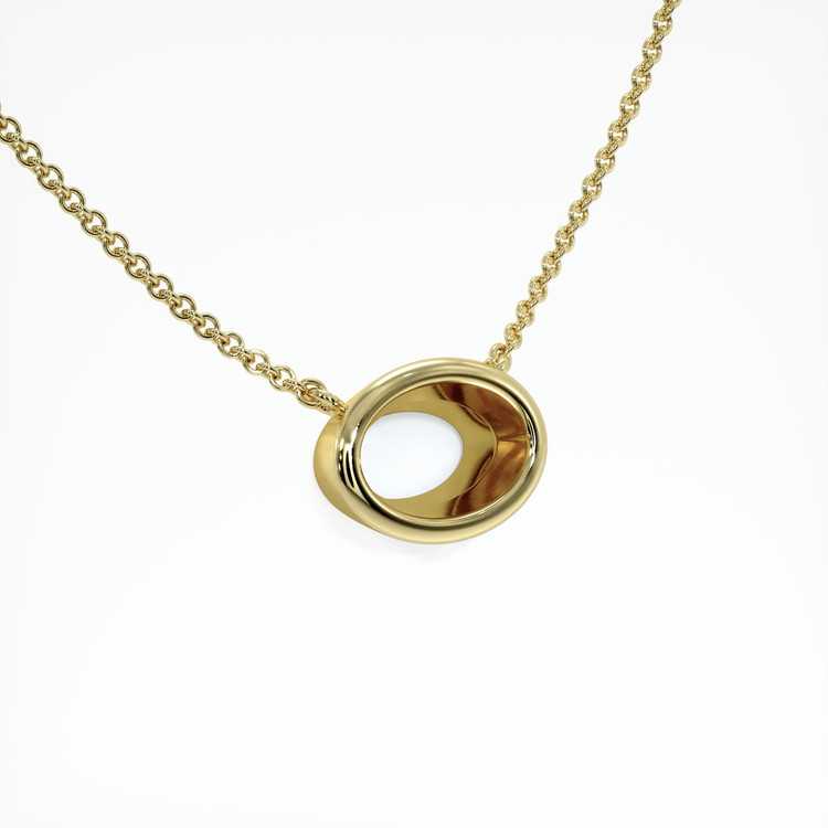 14K Yellow Gold Vedic Necklace Setting