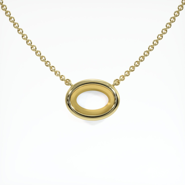 18K Yellow Gold Vedic Necklace Setting