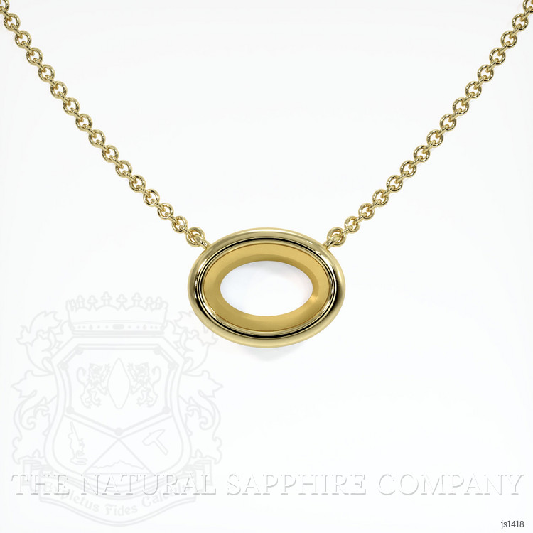 18K Yellow Gold Vedic Necklace Setting