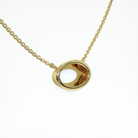 18K Yellow Gold Vedic Necklace Setting Image