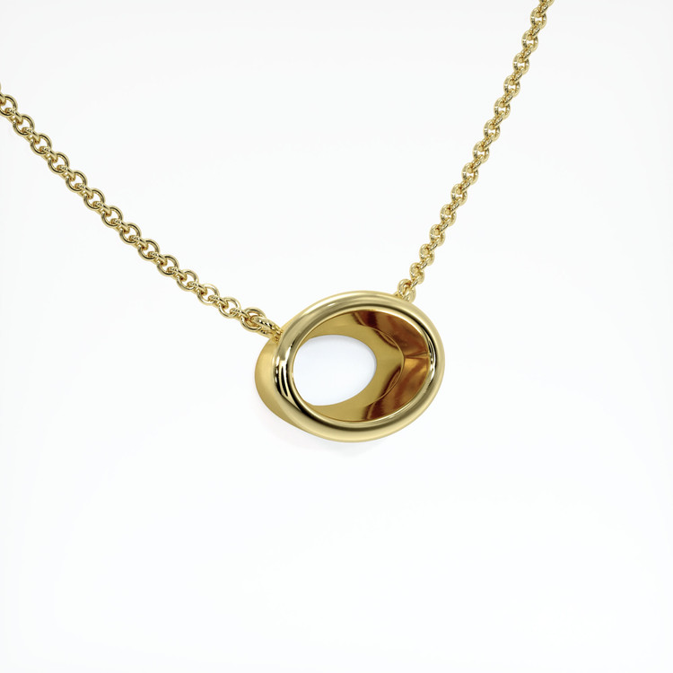 18K Yellow Gold Vedic Necklace Setting